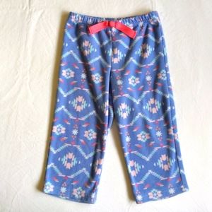 carter's aztec print fleece pants 2T toddler girls